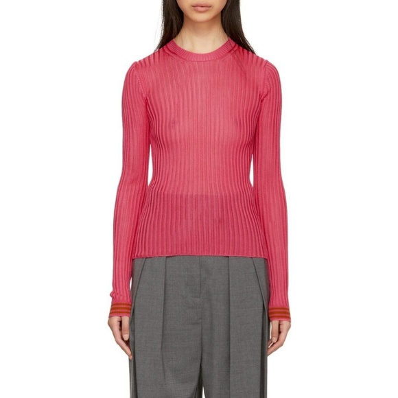 Acne Studios Spitak Lingerie Ribbed Sweater - Picture 3 of 8